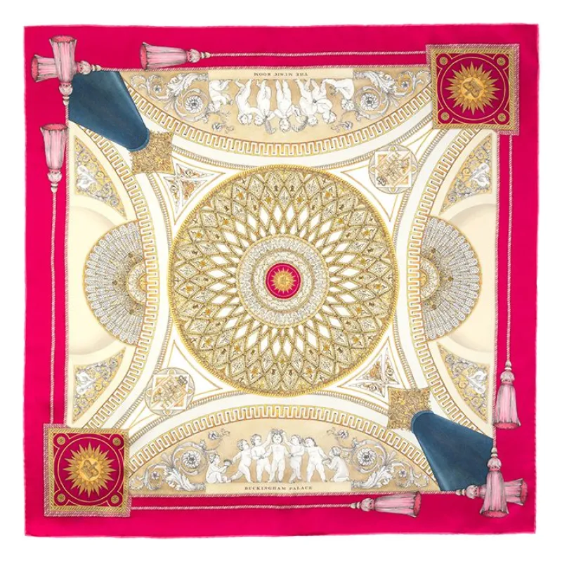 Best Buckingham Palace Music Room Silk Scarf Scarves