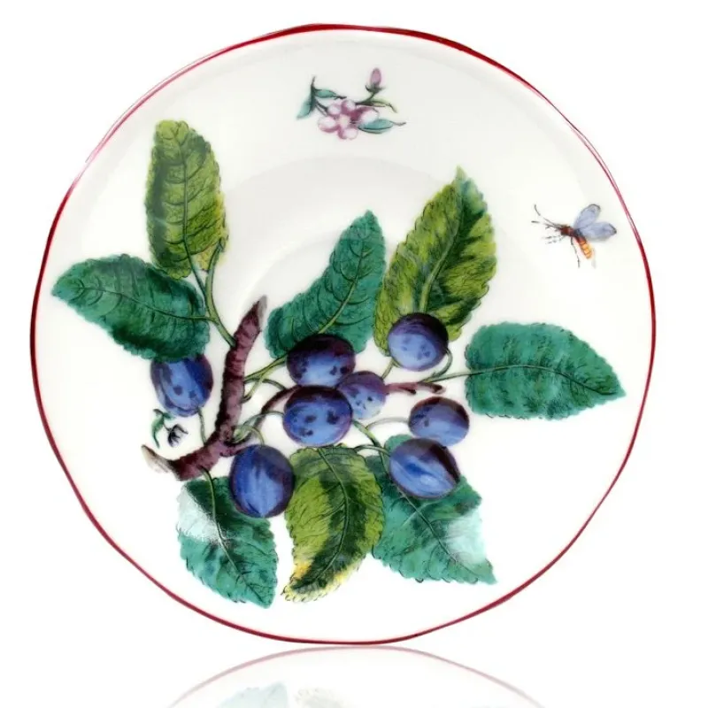 Chelsea Porcelain Coffee Cup & Saucer Afternoon Tea