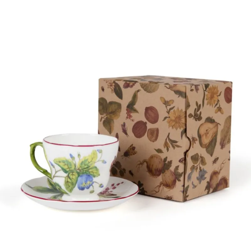 Chelsea Porcelain Teacup & Saucer Teaware