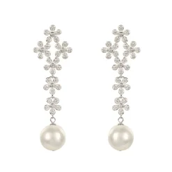 Sale Floral Drop Earrings Earrings