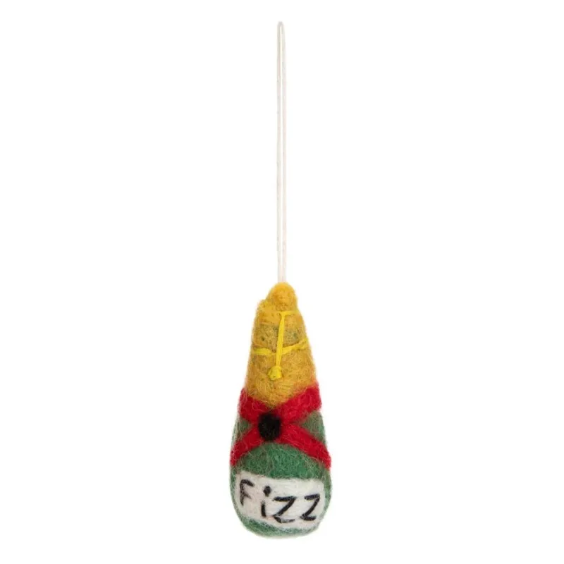 Discount Miniature Champagne Felt Decoration Decorations