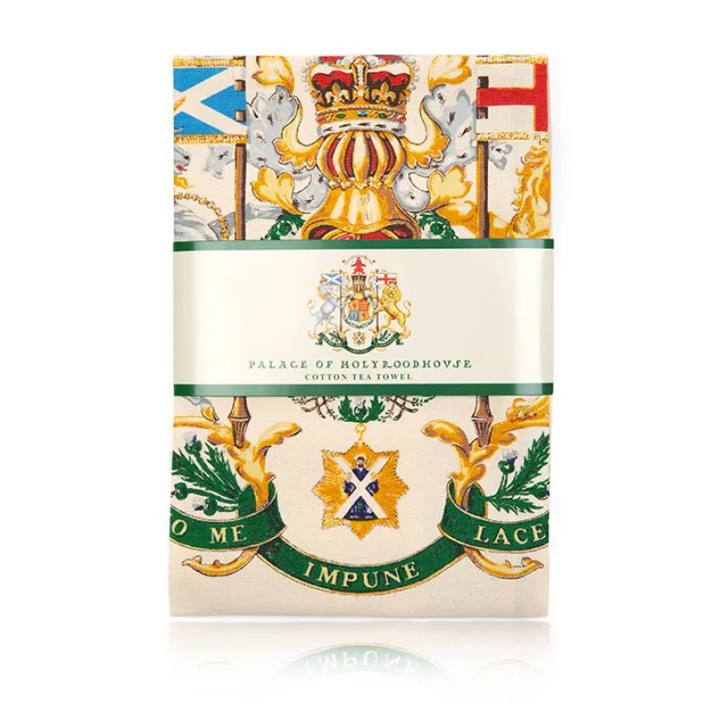 Hot Palace Of Holyroodhouse Crest Tea Towel Home Linens