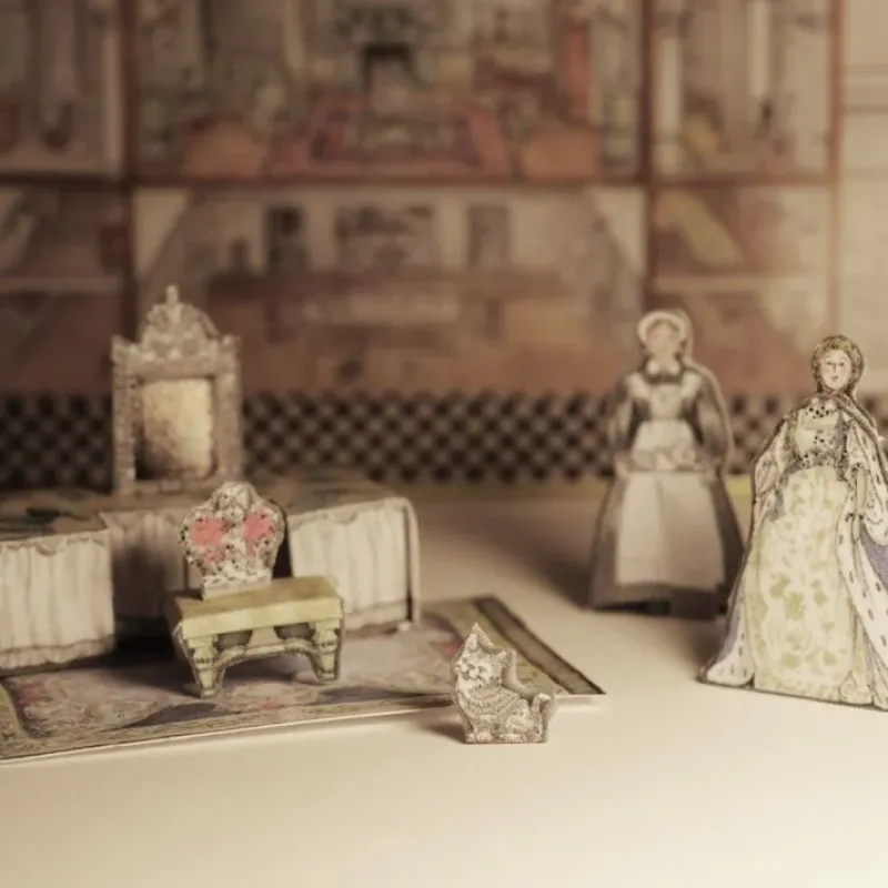 New Queen Mary'S Dolls' House Fudge Tin Confectionery & Chocolates