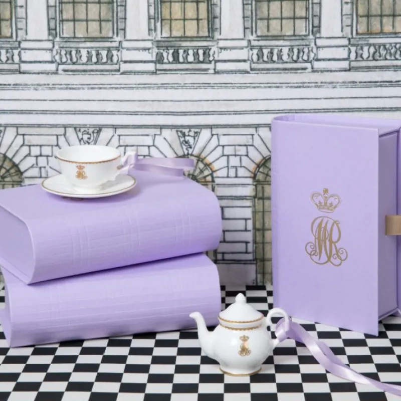 Best Queen Mary'S Dolls' House Miniature Set Cups & Saucers