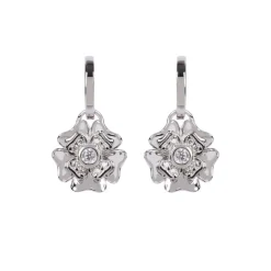 Hot Rose Drop Earrings Earrings