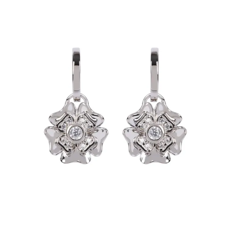 Hot Rose Drop Earrings Earrings