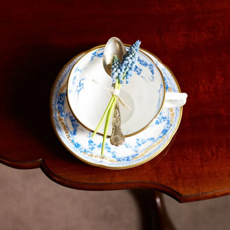 Royal Birdsong Gilded Breakfast Cup And Saucer Royal Birdsong