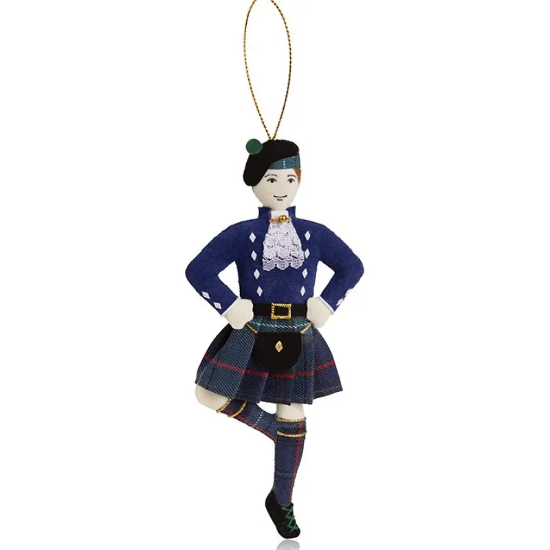 Online Scottish Highland Boy Dancer Decoration Decorations