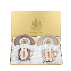 New Special Edition Lustre Purple And Blue Coffee Cup And Saucer Cups & Saucers