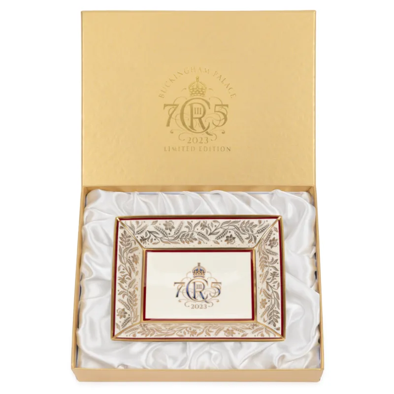 Discount The King'S 75Th Birthday Limited Edition Red Tray His Majesty The King'S 75Th Birthday
