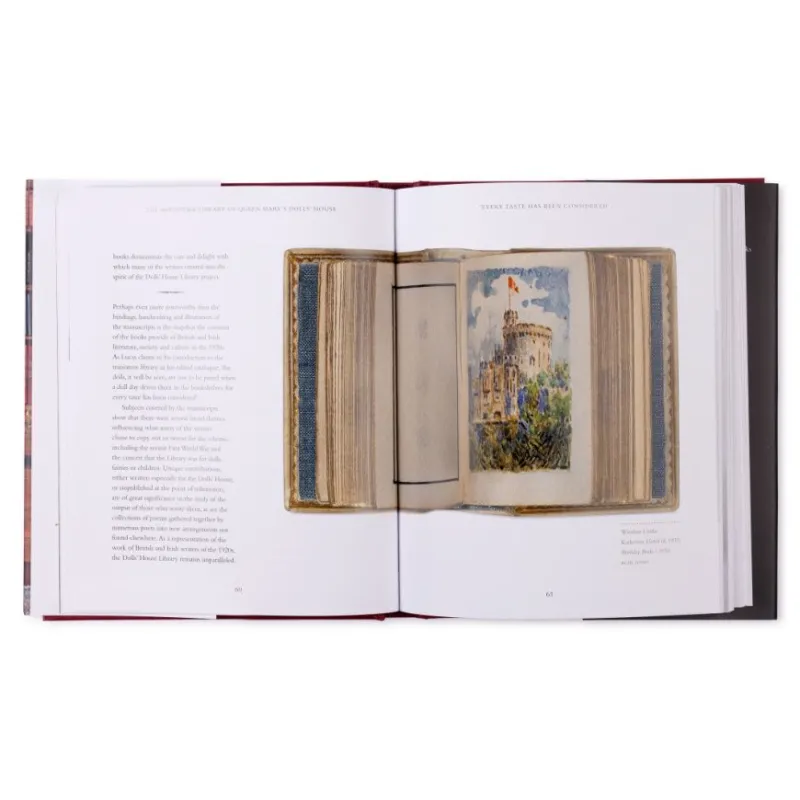 Hot The Miniature Library Of Queen Mary'S Dolls' House Royal Collection Publications